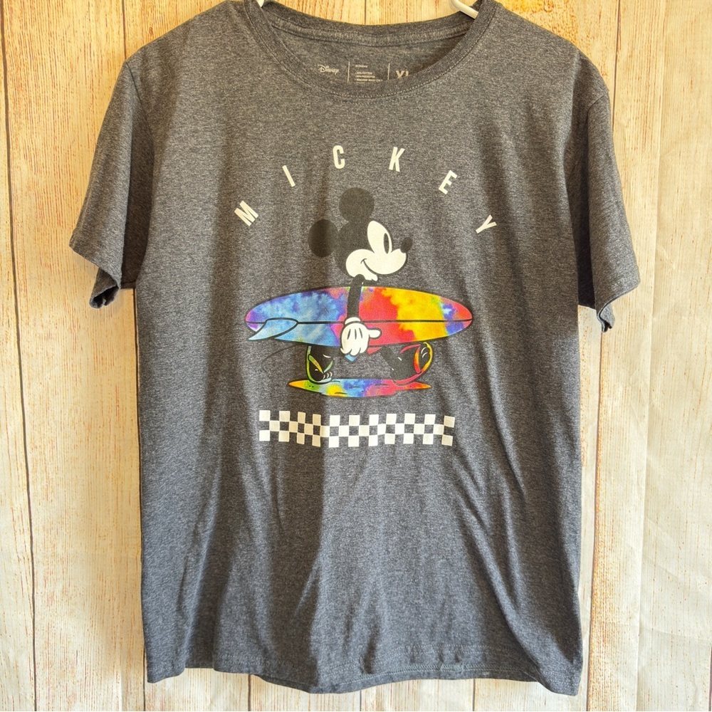 Neff x Disney Mickey Mouse Tie Dye Surf T-Shirt, Grey XL​